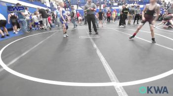 73 lbs Round Of 16 - Isaac Anderson, Blanchard Youth Wrestling vs Jaxon Walker, Harrah Little League Wrestling