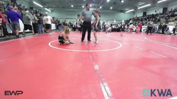 83 lbs Rr Rnd 1 - Kai'lynn Neighbors, Muskogee Rougher Youth Wrestling vs Ember Bloxham, Salina Wrestling Club