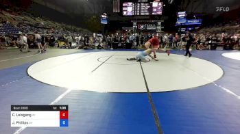 220 lbs Rnd Of 32 - Cael Leisgang, Wisconsin vs Jackson Phillips, Ohio