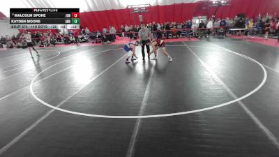 14U Boys - 140 lbs Champ. Round 1 - Michael Alexander, Warrior Warehouse vs Trigg Iverson, Wisconsin