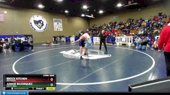 170 lbs Cons. Semi - Junior Bojorquez, South High vs Brock Kitchen, Buchanan