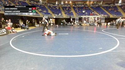 50 lbs 5th Place - Luca Croteau, Richland vs Dominic LaForge, Lower Nazareth