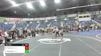 78 lbs Semifinal - Richard Flores Jr, Pomona Elite vs Garyn Espinoza, Cedaredge Wrestling