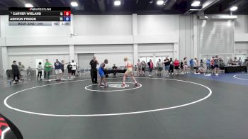 144 lbs Semis - Carver Wieland, IA vs Ashton Frison, TN
