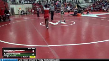 120 lbs Cons. Round 1 - Rayna Timmerman, Dubuque Hempstead vs Nabitendelo Emmanuel, Iowa City, City High