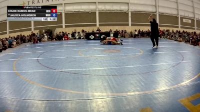 130 lbs Cons. Round 3 - Chloe Ramos-Mead, Nevada vs Jalisca Holmgren, Washington