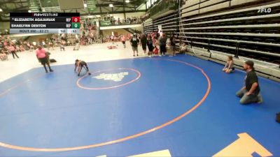 57-71 lbs 5th Place Match - Elizabeth Agajanian, Sandwich Wrestling Club vs Shaelynn Denton, Repmo Wrestling Club