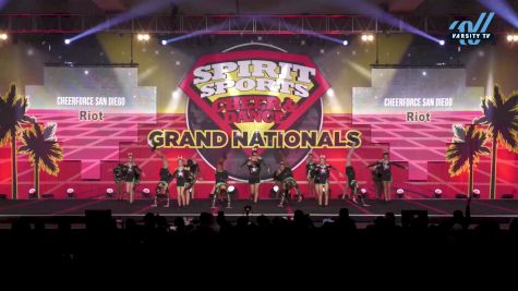 CheerForce San Diego - Riot [2024 L1 Junior - Small Day 1] 2024 Spirit Sports Grand Nationals