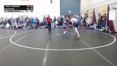138 lbs Champ. Round 3 - Riley Carpenter, Thunder Ridge Outlaws Wrestling Club vs Kalai Stout, Fighting Squirrels Wrestling Club