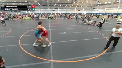 250 lbs Cons. Round 3 - Luke Boersma, Marmion Academy vs Rodney Mcneel, All American TC