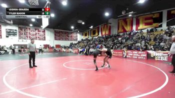 132 lbs Semifinal - Tyler Mason, La Mirada vs Joshua Grajeda, Bell Gardens