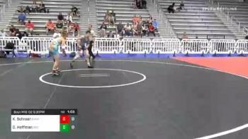 106 lbs Prelims - Kyle Schroer, Team Diamond Fish Pink vs Dorian Hoffman, D2 Ducks