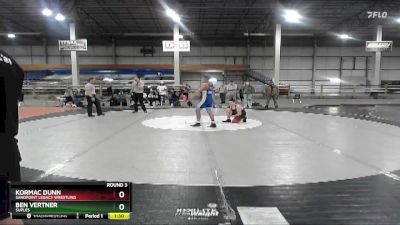 135 lbs Round 3 - Ben Vertner, Suples vs Kormac Dunn, Sandpoint Legacy Wrestling