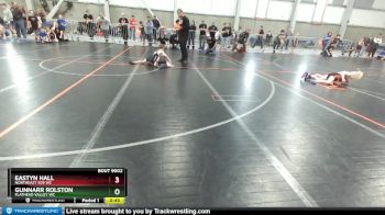 55-60 lbs Round 1 - Gunnarr Rolston, Flathead Valley WC vs Eastyn Hall, NorthEast 509 WC