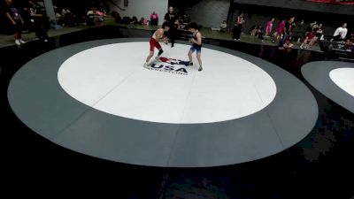 132 lbs Knox Espinoza, LAWA - Los Angles Wrestling Association vs Brenden Siu, BAWA-Bay Area Wrestling Association