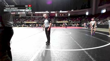 125 lbs Quarterfinal - Juan Cantu, Texas A & M vs Kolby Dempsey, Life