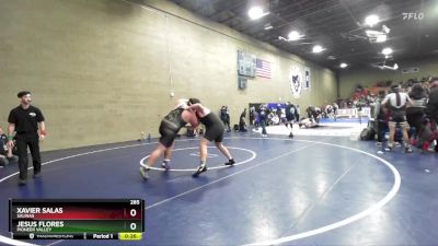 285 lbs Cons. Round 3 - Jesus Flores, Pioneer Valley vs XAVIER SALAS, Salinas