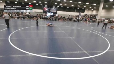 82 lbs Cons. Rd Of 16 - Bennett Sorensen, MN Elite Wrestling Club vs Zander Braun, Mat Pack Wrestling Club