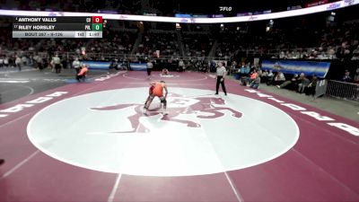 II-126 lbs Champ. Round 2 - Anthony Valls, Chenango Valley vs Riley Horsley, Portville