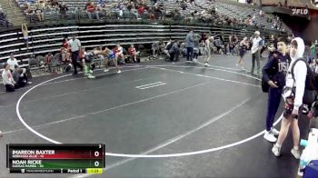 100 lbs Round 5 (6 Team) - Noah Ricke, Kansas Mamba vs Imareon Baxter, Nebraska Blue