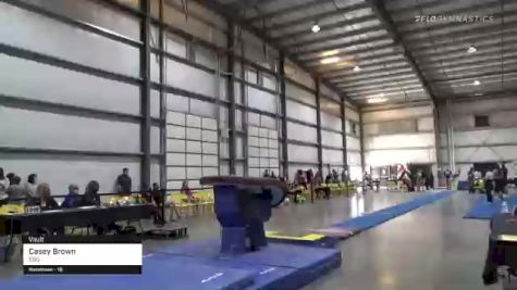 Casey Brown - Vault, EBG - 2021 Region 1 Women's Championships