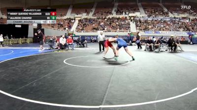 185-D1 Champ. Round 1 - Allison Chavez, Westview High School vs Wendy Quevedo Villasenor, Glendale