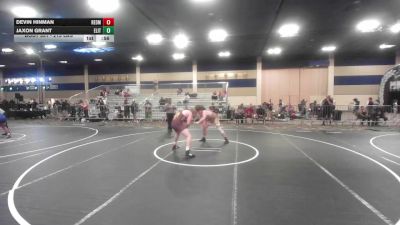 215 lbs Consi Of 16 #1 - Devin Hinman, Redmond HS vs Jaxon Grant, Elite
