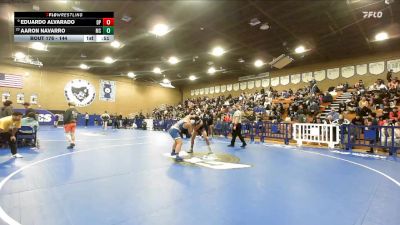 144 lbs Cons. Round 2 - Aaron Navarro, Madera South vs Eduardo Alvarado, Dos Palos