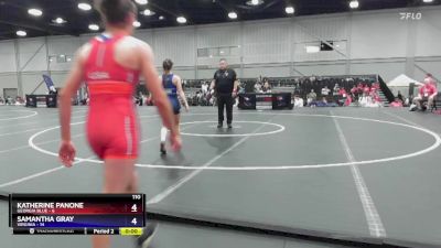 115 lbs Round 2 (8 Team) - Artemis Eaton, Georgia Blue vs Olivia Adams, Virginia