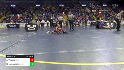 50 lbs Round Of 16 - Andrew Volocko, Conemaugh Twp vs Mason Lampariello, Conestoga Valley