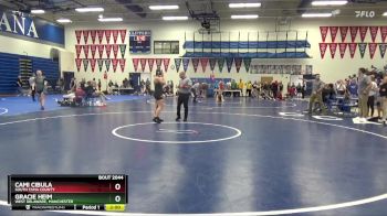 JV-11 lbs Round 2 - Cami Cibula, South Tama County vs Gracie Heim, West Delaware, Manchester