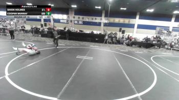 88 lbs Round Of 16 - Shion Holmes, St Louis Warrior vs Cooper Murray, Grindhouse WC