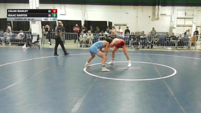 132 lbs Consi Of 64 #1 - Calan Manley, OK vs Isaac Santos, GA