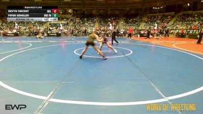 95 lbs Round Of 16 - Devyn Vincent, Shelton Wrestling Academy vs Piper Gengler, WWC Predator Wrestling