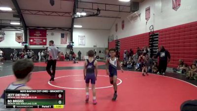 3rd Place Match - Bo Briggs, Keokuk Kids Wrestling Club vs Jett Dietrich, Keokuk Kids Wrestling Club