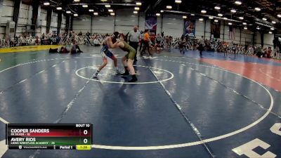 110 lbs Rd# 6- 9:00am Saturday Final Pool - Avery Rios, Lions Wrestling Academy vs Cooper Sanders, PA Silver