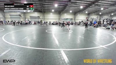 89 lbs Consi Of 16 #2 - Nolan Gray, Not Listed vs Mekai Lawniczak Hons, Westshore Wrestling Club