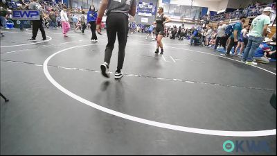 160-HWT lbs 3rd Place - Lillian Primeaux, Henryetta Knights Wrestling Club vs Maura Sullivan, Little Axe Takedown Club