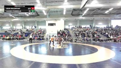 184 lbs Semifinal - Sean Malenfant, Alfred State vs Xavier Pommells, Ithaca