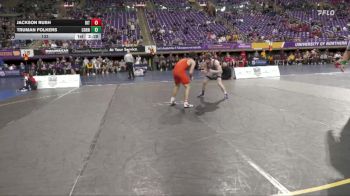 133 lbs Finals (8 Team) - Jackson Rush, RIT vs Truman Folkers, Cornell College