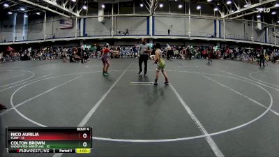 92 lbs Round 1 (10 Team) - Nico Aurilia, FLOW vs Colton Brown, Undisputed Wrestling