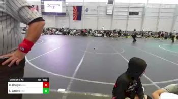 123 lbs Consi Of 8 #2 - Kaylani Dougal, Atlas vs Leilani Lazaro, California Grapplers