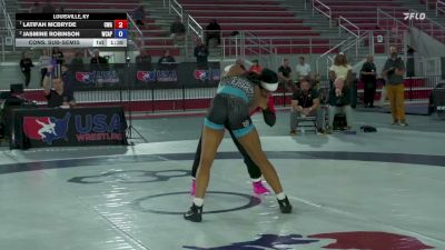 72 kg Cons. Sub-semis - Latifah McBryde, Cobra Wrestling Academy vs Jasmine Robinson, WCAP