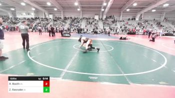 132 lbs Consi Of 16 #1 - Reed Booth, VA vs Zachary Rasnake, VA