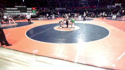 2A 126 lbs Cons. Round 2 - Tristan Porter, Mattoon vs John Sheehy, Niles (Notre Dame)