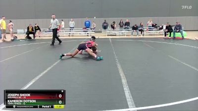 115 lbs Round 3 (10 Team) - Kameron Dotson, Terps Xpress vs Joseph Shook, Wolfpack WC