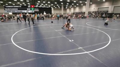 144 lbs Champ. Rd Of 16 - Talon Flowers, Wrecking Crew Wrestling Club vs Connor Surrette, Cardinal Wrestling Club