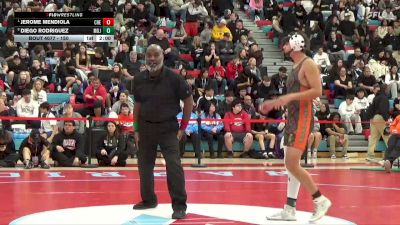 150 lbs Quarterfinal - Jerome Mendiola, Cheyenne vs Diego Rodriguez, Mojave