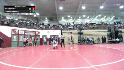 126 lbs Champ. Round 3 - Wyatt Behnke, Columbus East vs Max Quiroz, Chesterton