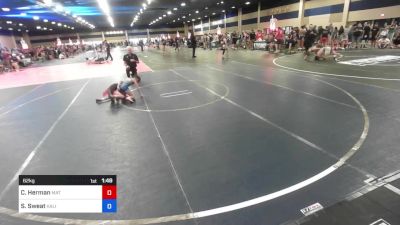 62 kg Quarterfinal - Cruz Herman, Mat Demon WC vs Sadie Sweat, Kalispell Wrestling Club